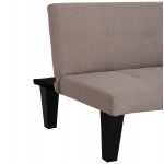 ΚΑΝΑΠΕΣ ΚΡΕΒΑΤΙ 3-ΘΕΣΙΟΣ KORO HM3304.04 ΜΠΕΖ PU ΔΕΡΜΑ 165x75x64Υεκ