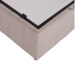 ΚΡΕΒΑΤΙ ΜΕ ΑΠΟΘ.ΧΩΡΟ DOLORES HM631.32 ΜΠΕΖ ΥΦΑΣΜΑ- ΓΙΑ ΣΤΡΩΜΑ 160x200εκ