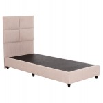 ΚΡΕΒΑΤΙ ΜΟΝΟ MILO HM652.32 ΜΠΕΖ TEDDY ΥΦΑΣΜΑ ΓΙΑ ΣΤΡΩΜΑ 90x200εκ