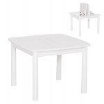 ΤΡΑΠΕΖΑΚΙ ΠΑΙΔΙΚΟ ΜΕ ΑΠΟΘ.ΧΩΡΟΥΣ RICKI HM18339.03 MDF & ΣΥΜΗΔΑ ΣΕ ΛΕΥΚΟ 65x65x47Υεκ