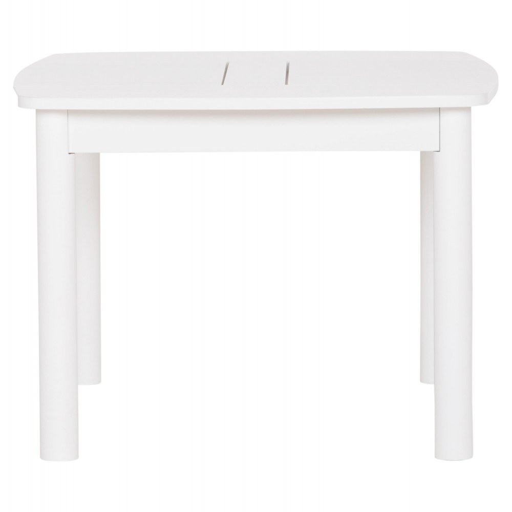 ΤΡΑΠΕΖΑΚΙ ΠΑΙΔΙΚΟ ΜΕ ΑΠΟΘ.ΧΩΡΟΥΣ RICKI HM18339.03 MDF & ΣΥΜΗΔΑ ΣΕ ΛΕΥΚΟ 65x65x47Υεκ