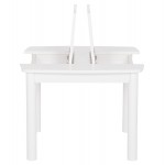 ΤΡΑΠΕΖΑΚΙ ΠΑΙΔΙΚΟ ΜΕ ΑΠΟΘ.ΧΩΡΟΥΣ RICKI HM18339.03 MDF & ΣΥΜΗΔΑ ΣΕ ΛΕΥΚΟ 65x65x47Υεκ