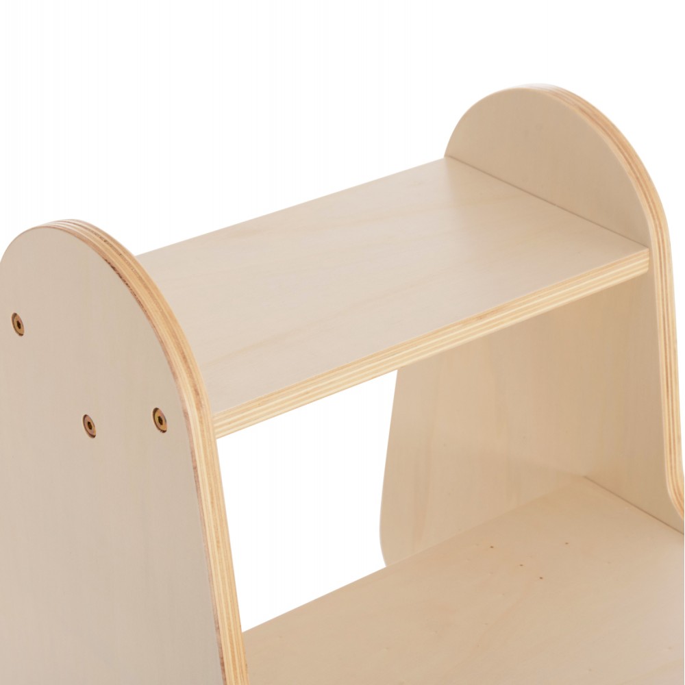 ΠΑΙΔΙΚΗ ΣΚΑΛΑ/ΣΚΑΜΠΟ RICKI HM18340.01 MDF & ΚΟΝΤΡΑΠΛΑΚΕ ΦΥΣΙΚΟ 33x43.5x40.5Υεκ
