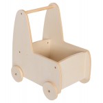 ΠΑΙΔΙΚΟ ΤΡΟΛΕΥ/ΚΑΡΟΤΣΑΚΙ RICKI HM18341.01 MDF & ΚΟΝΤΡΑΠΛΑΚΕ ΦΥΣΙΚΟ 33x45x50Υεκ