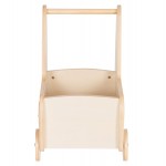 ΠΑΙΔΙΚΟ ΤΡΟΛΕΥ/ΚΑΡΟΤΣΑΚΙ RICKI HM18341.01 MDF & ΚΟΝΤΡΑΠΛΑΚΕ ΦΥΣΙΚΟ 33x45x50Υεκ