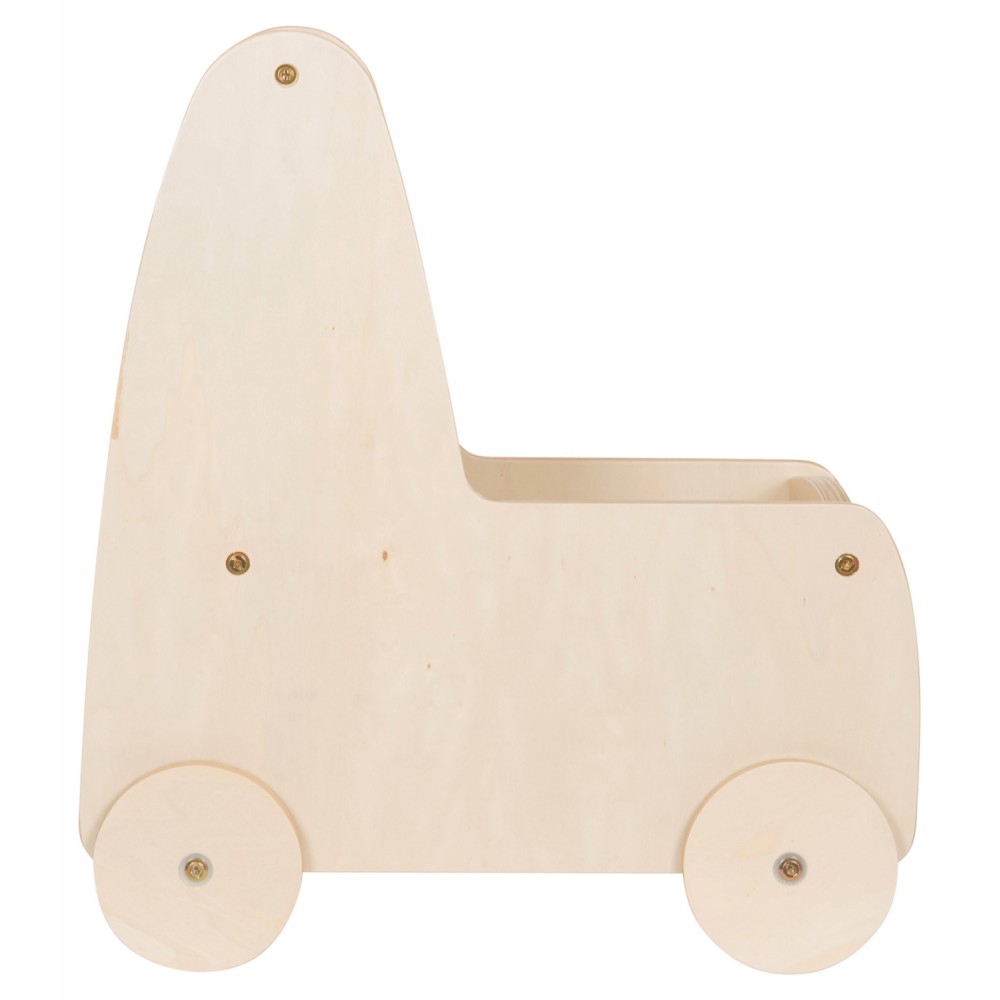 ΠΑΙΔΙΚΟ ΤΡΟΛΕΥ/ΚΑΡΟΤΣΑΚΙ RICKI HM18341.01 MDF & ΚΟΝΤΡΑΠΛΑΚΕ ΦΥΣΙΚΟ 33x45x50Υεκ