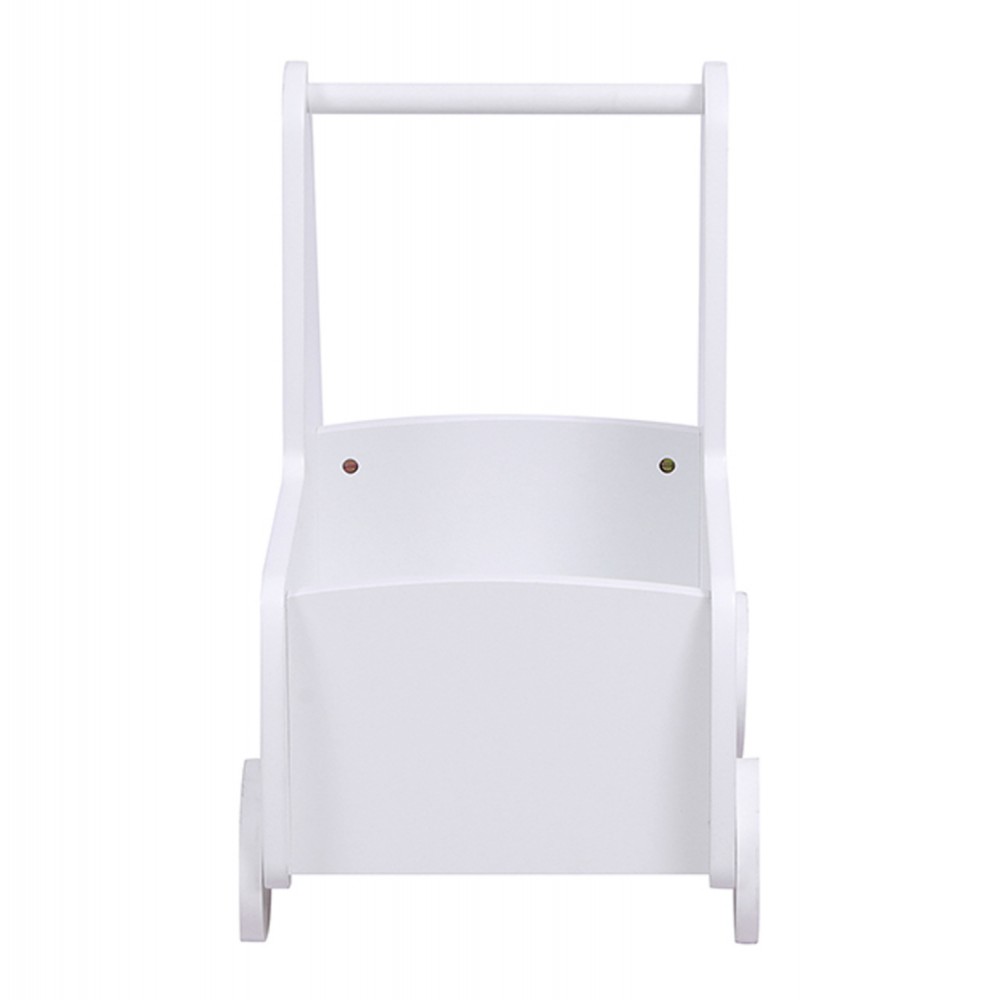 ΠΑΙΔΙΚΟ ΤΡΟΛΕΥ/ΚΑΡΟΤΣΑΚΙ RICKI HM18341.03 MDF & ΚΟΝΤΡΑΠΛΑΚΕ ΛΕΥΚΟ 33x45x50Υεκ