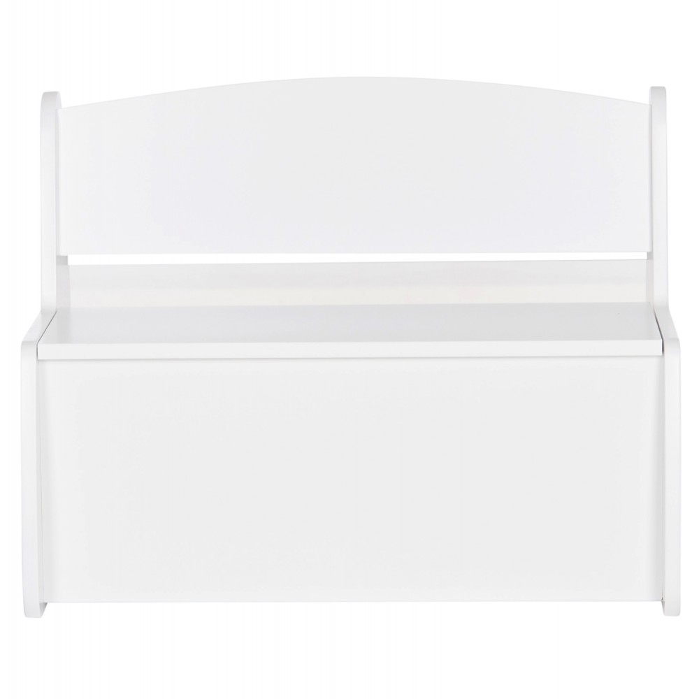 ΠΑΓΚΑΚΙ ΠΑΙΔΙΚΟ ΜΕ ΑΠΟΘ.ΧΩΡΟ RICKI HM18342.03 MDF & ΚΟΝΤΡΑΠΛΑΚΕ ΛΕΥΚΟ 63x43x47Υεκ