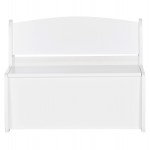 ΠΑΓΚΑΚΙ ΠΑΙΔΙΚΟ ΜΕ ΑΠΟΘ.ΧΩΡΟ RICKI HM18342.03 MDF & ΚΟΝΤΡΑΠΛΑΚΕ ΛΕΥΚΟ 63x43x47Υεκ
