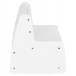 ΠΑΓΚΑΚΙ ΠΑΙΔΙΚΟ ΜΕ ΑΠΟΘ.ΧΩΡΟ RICKI HM18342.03 MDF & ΚΟΝΤΡΑΠΛΑΚΕ ΛΕΥΚΟ 63x43x47Υεκ