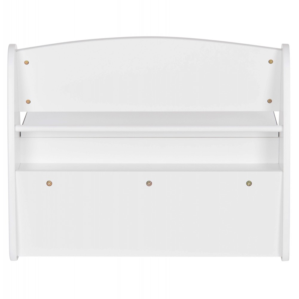 ΠΑΓΚΑΚΙ ΠΑΙΔΙΚΟ ΜΕ ΑΠΟΘ.ΧΩΡΟ RICKI HM18342.03 MDF & ΚΟΝΤΡΑΠΛΑΚΕ ΛΕΥΚΟ 63x43x47Υεκ