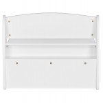 ΠΑΓΚΑΚΙ ΠΑΙΔΙΚΟ ΜΕ ΑΠΟΘ.ΧΩΡΟ RICKI HM18342.03 MDF & ΚΟΝΤΡΑΠΛΑΚΕ ΛΕΥΚΟ 63x43x47Υεκ