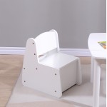 ΠΑΙΔΙΚΟ ΚΑΡΕΚΛΑΚΙ ΜΕ ΑΠΟΘ.ΧΩΡΟ RICKI HM18343.03 ΚΟΝΤΡΑΠΛΑΚΕ/MDF ΛΕΥΚΟ 33x43x47Υεκ