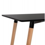 ΤΡΑΠΕΖΙ MINIMAL HM8581.02 ΜΑΥΡΟ MDF-ΠΟΔΙΑ ΟΞΙΑ ΣΕ ΦΥΣΙΚΟ ΧΡΩΜΑ- 120Χ60X74Υεκ.