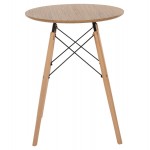 ΤΡΑΠΕΖΙ ΣΤΡΟΓΓΥΛΟ MINIMAL HM0060.04 ΦΥΣΙΚΟ ΧΡΩΜΑ MDF-ΠΟΔΙΑ ΟΞΙΑΣ ΣΕ ΦΥΣΙΚΟ ΧΡΩΜΑ Φ60Χ76Υεκ.
