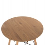 ΤΡΑΠΕΖΙ ΣΤΡΟΓΓΥΛΟ MINIMAL HM0060.04 ΦΥΣΙΚΟ ΧΡΩΜΑ MDF-ΠΟΔΙΑ ΟΞΙΑΣ ΣΕ ΦΥΣΙΚΟ ΧΡΩΜΑ Φ60Χ76Υεκ.