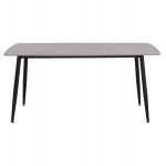 ΤΡΑΠΕΖΙ RAVEN HM18150.13 ΚΕΡΑΜΙΚΟ TOP ΜΕ ΟΨΗ ΓΚΡΙ ΜΑΡΜΑΡΟ 160x80x74Υεκ.