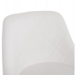 ΣΚΑΜΠΟ ΜΠΑΡ ROSE HM204.22 ΜΕ ΑΜΟΡΤΙΣΕΡ ΧΡΩΜΙΟΥ & ΛΕΥΚΟ PU 48x45x105Υεκ.