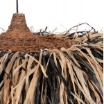 ΦΩΤΙΣΤΙΚΟ ΟΡΟΦΗΣ ORDEM HM4715 ΚΑΠΕΛΟ ΙΝΕΣ SISAL & ΜΠΑΝΑΝΑΣ-ΜΑΥΡΟ & ΦΥΣΙΚΟ Φ75εκ