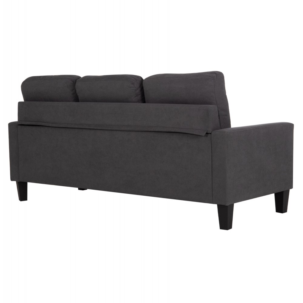 ΚΑΝΑΠΕΣ ΓΩΝΙΑ ΑΝΑΣΤΡΕΨΙΜΗ MEGGY HM3297.11 ΓΚΡΙ ΥΦΑΣΜΑ 184.5x75-129x86Yεκ.