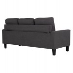 ΚΑΝΑΠΕΣ ΓΩΝΙΑ ΑΝΑΣΤΡΕΨΙΜΗ MEGGY HM3297.11 ΓΚΡΙ ΥΦΑΣΜΑ 184.5x75-129x86Yεκ.