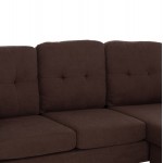 ΚΑΝΑΠΕΣ ΓΩΝΙΑ ΑΝΑΣΤΡΕΨΙΜΗ MEGGY HM3297.12 ΚΑΦΕ ΥΦΑΣΜΑ 184.5x129x86Yεκ.