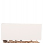 ΕΠΙΤΡΑΠΕΖΙΟ ΟΡΘΟΓΩΝΙΟ ΦΩΤΙΣΤΙΚΟ TWIGGY HM4432 DRIFTWOOD & ΛΕΥΚΟ ΚΑΠΕΛΟ 50x16,5x38Υεκ.