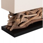 ΕΠΙΤΡΑΠΕΖΙΟ ΟΡΘΟΓΩΝΙΟ ΦΩΤΙΣΤΙΚΟ TWIGGY HM4432 DRIFTWOOD & ΛΕΥΚΟ ΚΑΠΕΛΟ 50x16,5x38Υεκ.