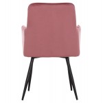 ΠΟΛΥΘΡΟΝΑ LATRELL HM8582.12 ΣΑΠΙΟ ΜΗΛΟ ΒΕΛΟΥΔΟ & ΜΑΥΡΑ ΜΕΤΑΛΛΙΚΑ ΠΟΔΙΑ 54x57x84Yεκ.