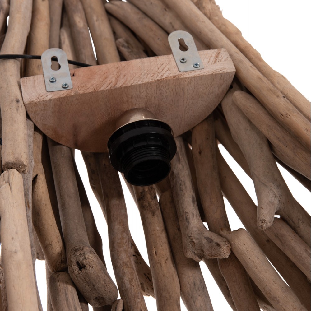 ΑΠΛΙΚΑ ΤΟΙΧΟΥ VEKNA HM4876 DRIFTWOOD ΣΕ ΦΥΣΙΚΟ 43x15(πάχος)x100Υεκ.[1xΕ27]