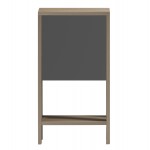 ΚΟΜΟΔΙΝΟ ARGUS HM18378.13 ΜΕΛΑΜΙΝΗ SONAMA/ΓΚΡΙ 30x30x55Υεκ.