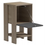 ΚΟΜΟΔΙΝΟ ARGUS HM18378.13 ΜΕΛΑΜΙΝΗ SONAMA/ΓΚΡΙ 30x30x55Υεκ.
