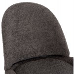 ΚΑΡΕΚΛΑ SARKY HM8585.11 ΥΦΑΣΜΑ ΜΠΟΥΚΛΕ ΓΚΡΙ ΜΕ ΜΕΤΑΛΛΙΚΑ ΠΟΔΙΑ 56x64x88Yεκ.