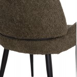 ΚΑΡΕΚΛΑ SARKY HM8585.13 ΥΦΑΣΜΑ ΜΠΟΥΚΛΕ ΠΡΑΣΙΝΟ ΜΕ ΜΕΤΑΛΛΙΚΑ ΠΟΔΙΑ 56x64x88Yεκ.