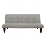 ΚΑΝΑΠΕΣ ΚΡΕΒΑΤΙ ODESSA HM3000.01 ΥΦΑΣΜΑ ΜΠΕΖ 179x80x79 εκ.