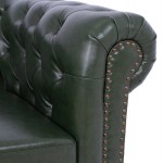 ΚΑΝΑΠΕΣ 2ΘΕΣΙΟΣ T.CHESTERFIELD HM3010.08 ΤΕΧΝΟΔΕΡΜΑ ΚΥΠΑΡΙΣΣΙ 150x90x72 εκ.