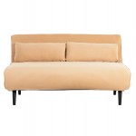 ΚΑΝΑΠΕΣ ΚΡΕΒΑΤΙ ASMA HM3077.17 2ΘΕΣΙΟΣ ΜΕ ΒΕΛΟΥΔΟ ΜΠΕΖ 142x96x74Y εκ.