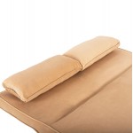 ΚΑΝΑΠΕΣ ΚΡΕΒΑΤΙ ASMA HM3077.17 2ΘΕΣΙΟΣ ΜΕ ΒΕΛΟΥΔΟ ΜΠΕΖ 142x96x74Y εκ.