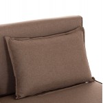 ΚΑΝΑΠΕΣ ΚΡΕΒΑΤΙ 2 ΑΤΟΜΩΝ ASMA HM3077.07 ΣΚΟΥΡΟ ΜΠΕΖ ΥΦΑΣΜΑ 143x78x84Yεκ.