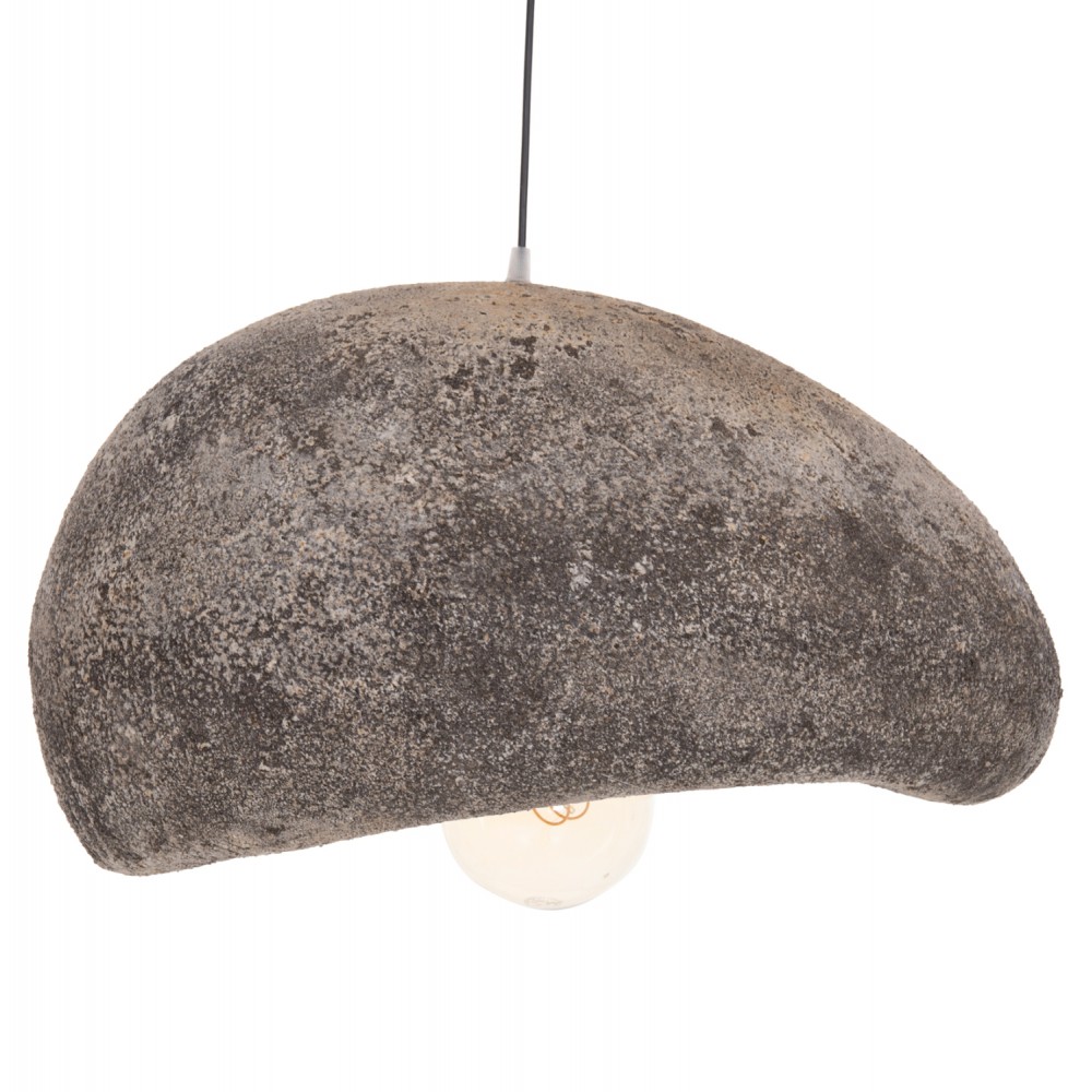 ΦΩΤΙΣΤΙΚΟ ΟΡΟΦΗΣ ΜΕ ΟΨΗ ΠΕΤΡΑΣ STONER (M) HM4418.04 ΓΚΡΙ--55x45x40Υεκ.