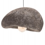 ΦΩΤΙΣΤΙΚΟ ΟΡΟΦΗΣ ΜΕ ΟΨΗ ΠΕΤΡΑΣ STONER (M) HM4418.04 ΓΚΡΙ--55x45x40Υεκ.