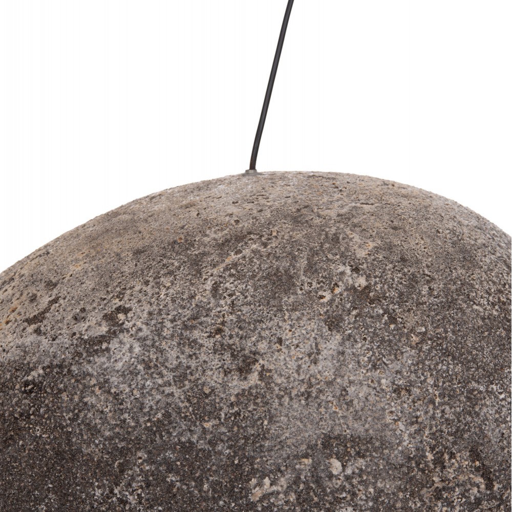 ΦΩΤΙΣΤΙΚΟ ΟΡΟΦΗΣ ΜΕ ΟΨΗ ΠΕΤΡΑΣ STONER (M) HM4418.04 ΓΚΡΙ--55x45x40Υεκ.