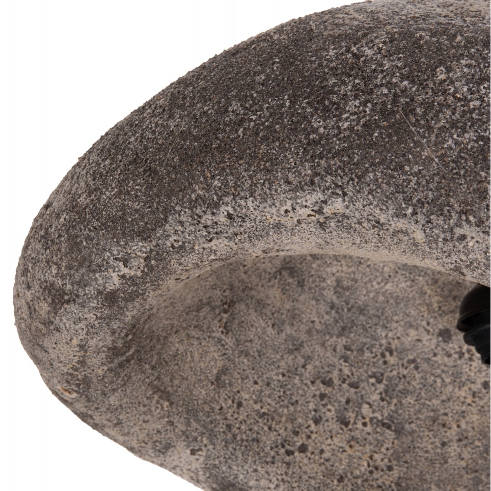 ΦΩΤΙΣΤΙΚΟ ΟΡΟΦΗΣ ΜΕ ΟΨΗ ΠΕΤΡΑΣ STONER (M) HM4418.04 ΓΚΡΙ--55x45x40Υεκ.