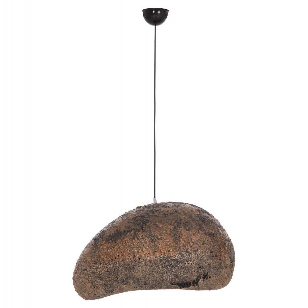 ΦΩΤΙΣΤΙΚΟ ΟΡΟΦΗΣ ΜΕ ΟΨΗ ΠΕΤΡΑΣ STONER (M) HM4418.03 ΓΚΡΙ/ΚΑΦΕ--55x45x40Υεκ.