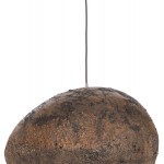 ΦΩΤΙΣΤΙΚΟ ΟΡΟΦΗΣ ΜΕ ΟΨΗ ΠΕΤΡΑΣ STONER (M) HM4418.03 ΓΚΡΙ/ΚΑΦΕ--55x45x40Υεκ.