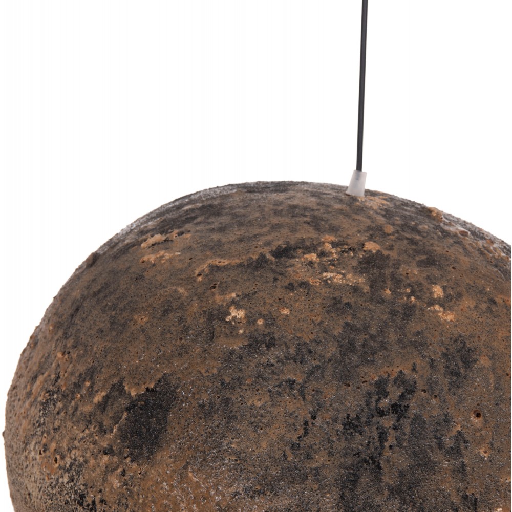 ΦΩΤΙΣΤΙΚΟ ΟΡΟΦΗΣ ΜΕ ΟΨΗ ΠΕΤΡΑΣ STONER (M) HM4418.03 ΓΚΡΙ/ΚΑΦΕ--55x45x40Υεκ.