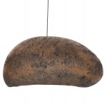 ΦΩΤΙΣΤΙΚΟ ΟΡΟΦΗΣ STONER (L) HM4419.03 ΟΨΗ ΠΕΤΡΑΣ ΚΑΦΕ/ΓΚΡΙ--73x55x40Υεκ.