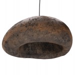 ΦΩΤΙΣΤΙΚΟ ΟΡΟΦΗΣ STONER (L) HM4419.03 ΟΨΗ ΠΕΤΡΑΣ ΚΑΦΕ/ΓΚΡΙ--73x55x40Υεκ.