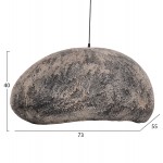 ΦΩΤΙΣΤΙΚΟ ΟΡΟΦΗΣ STONER (L) HM4419.04 ΟΨΗ ΠΕΤΡΑΣ ΓΚΡΙ--73x55x40Υεκ.