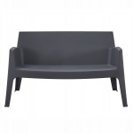 ΚΑΝΑΠΕΣ 2-ΘΕΣΙΟΣ ΠΟΛΥΠΡΟΠΥΛΕΝΙΟΥ SLEEK HM6366.10 ΧΡΩΜΑ ΓΚΡΙ 133x68x73Υεκ.